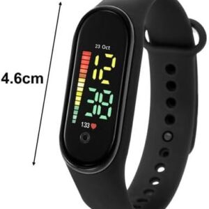 41X8exAVnXL._AC_ Digital Watch Kids Waterproof Led Sports Watch M12 Digital Timepiece Bluerap Calendar Wristwatch Clock (Blue)B0D69VXPT7