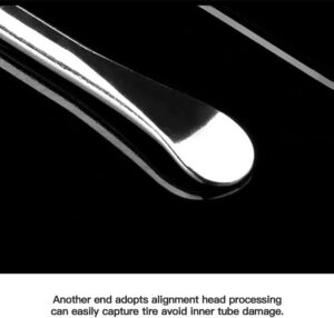 Bicycle Tyre Lever Tube Remover Tool Stainless Steel Bike Tire Opener Crow Bar MTB Road Cycling wheel Repair Tools Accessories (1 Pcs)-B0CXS734NN