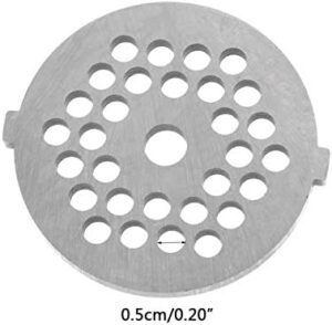 [1Pcs] Food Grinding Blade Stainless Steel Grinding Blade Replacement Meat Grinder Plate Disc for Mincer Machine [ With ear 5.8cm - without ear 5.4cm]B0CJRBVYK6