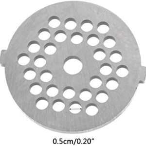 [1Pcs] Food Grinding Blade Stainless Steel Grinding Blade Replacement Meat Grinder Plate Disc for Mincer Machine [ With ear 5.8cm - without ear 5.4cm]B0CJRBVYK6
