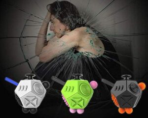 -Decompression magic cube two generation and 12 sides of the holy crystal decompression magic cube-B091BKPVVM