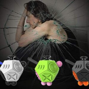 -Decompression magic cube two generation and 12 sides of the holy crystal decompression magic cube-B091BKPVVM