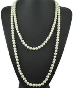 [1Pcs] Multi-layer Pearl imitation Necklace Retro Classic Style -B0CPHZBVK7