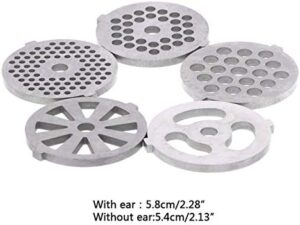 Meat Grinder Plate Net Knife Meat Grinder Parts Stainless Steel Hole for Stand Mixer and Meat Grinder (Larg 3 holes)