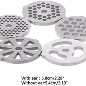 41a15zVe0AL._AC_ Meat Grinder Plate Net Knife Meat Grinder Parts Stainless Steel Hole for Stand Mixer and Meat Grinder (Larg 3 holes)
