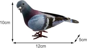 Simulation Foam Pigeon Model,Artificial Imitation Animal Fake Pigeon Home Garden Ornament Miniature Decoration(Random) Brand: Generic
