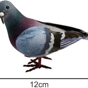 Simulation Foam Pigeon Model,Artificial Imitation Animal Fake Pigeon Home Garden Ornament Miniature Decoration(Random) Brand: Generic