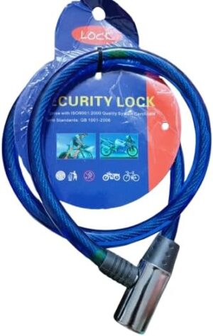Bicycle lock Cable-locked mountain bikes General-purpose key anti-theft lock Bicycle locks Accessories 12 * 800mm multi Keys Brand: Generic