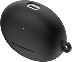 Silicone Scratches Dust and Scratch-Resistant Case for FreeBuds 5i Headphones (Black)-B0D9K1XSGC