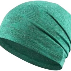 1PCs Green, Summer Cool Running Cap Fashion Bicycle Hat Cycling Sport Caps Headdress Headscarf Hiking Baseball Riding Beanie Men Women Hats-B0D5258FQX