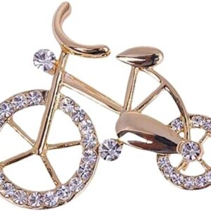 41e0GuRUWYL._AC_ Alloy Rhinestone Inlaid Bicycle Brooch Pin-Golden (1 Pcs)- B0D9H9KMQ6