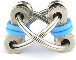 KEY Ring Fidget Hand Chain Buckle Decompression Toy For Adult Kids Autism-B096R26XQQ