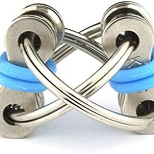 KEY Ring Fidget Hand Chain Buckle Decompression Toy For Adult Kids Autism-B096R26XQQ