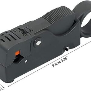 Automatic Stripping Pliers Rotary Coaxial Wire Cable Stripper Knife Wire Stripping Crimping Pliers RG59 RG6 RG7 RG11 Repair Tool-B0BRYPTGBF
