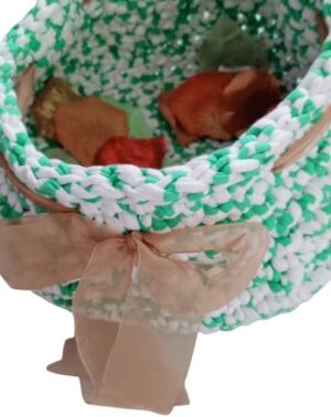 بوبونيره من الكورشيه صناعة يدوي مقاس 20 سم دائرية متعددة الاستخدام-B0DND1CWY8