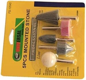 Shank Mounted Grinding Stone Polishing Drill Bits Grinder 5pc (1/4in)-B08YNSDQSQ