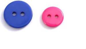 50pcs Small 8mm Resin Buttons Scrapbook 2-Holes buttons for clothing -B0DM2FP17F