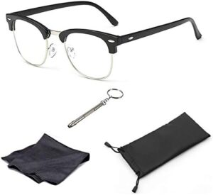 ANTI-RADIATION READING AND ANTI-FATIGUE COMPUTERS GLASSES, WITH BAG,SCREWDRIVER AND CLEANER-B091C6Q1J3