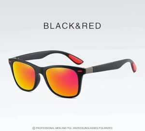 [Polarized] Vintage Square Polarized Sunglasses Classic Driving Fishing Brand Designer Sun Glasses Man Retro Shades UV400 Eyewear-B0DHYH93C7