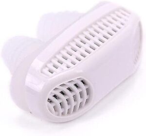 1 Pcs (White) 2 in 1 Health Anti Snoring & Air Purifier Relieve Nasal Congestion Snoring Device Ventilation Anti-snoring Anti Snore Nose Clip-B0C2GLCWJC