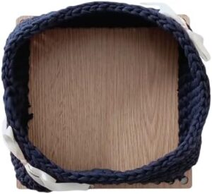 بوبونيره من الكورشيه صناعة يدوي مقاس 25 * 25 سم متعددة الاستخدام-B0DNCTQ6H4