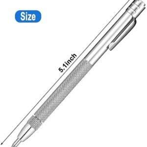 [ 2 Pcs-12.8Cm +12 Pin] Diamond Scribing Pen Tungsten Carbide Tip Carbide Engraving Pen Tungsten Carbide Nib Stylus Pen For Glass Ceramic Metal Hand Too-B0CN3W6236