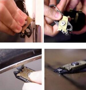 20 in 1 Multi-Tool Steel Keyring Functions-B091BZ85LW