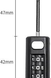 41uWjtpD2vL._AC_SY450_ 1Pcs Coded Lock Mini Combination Lock Dormitory Cabinet Lock Backpack Zipper Lock Luggage Padlock 3 Digit Password Lock-B0DJRMQ5NX