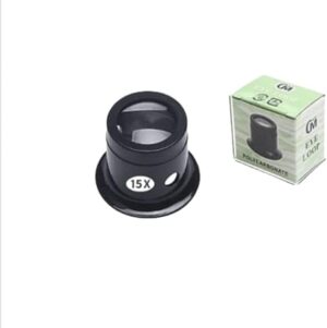 1 Pcs - Jewelers Eye Loupe Loop Magnifier Monocular Magnifying Glass for Watchmakers Repair Eye Loupe Glass Tools (X15) -B0BVSVJV8Q