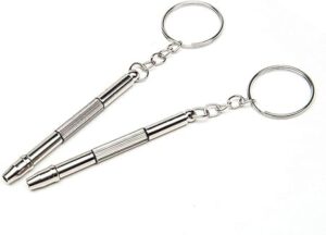 2Pcs - 3 in 1 Mini Screwdriver,Micro Precision Screwdriver Set for Eyeglasses, Sunglasses, Watches, Jewelry, Electronics-B0CL2HRY27