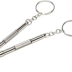 2Pcs - 3 in 1 Mini Screwdriver,Micro Precision Screwdriver Set for Eyeglasses, Sunglasses, Watches, Jewelry, Electronics-B0CL2HRY27