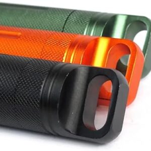 EDC waterproof hike box capsule Survive seal holder storage camp medicine match pill outdoor dry bottle trunk Container case 7.85 * 2.85Cm (Gary)-B0DLTFWKBN