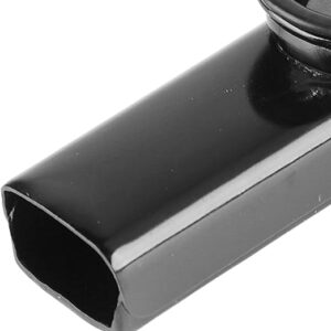Metal Kazoo Harmonica Mouth Flute Kids Party Gift Musical Instrument Professional Performce Diaphragm Guitar Ukulele Lovers (Black) B0DJV473PD
