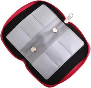 1PCs Memory SD Card Case,1 Packs Micro SD Card Holder Wallet Storage 22 Slot SD Micro SD CF SDHC SDXC MMC Secure Digital Compact Flash Cards (Black) Brand: Generic