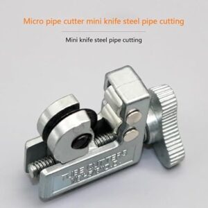 Pipe Cutter 1PCS 1/8 to 5/8In Mini Tube Cutter Pipe Scissor Soft Metal Pipe Cutter Tubing Slice Cutter Shear Heavy Duty Cut Plumbing Tools-B0DMMQW83C