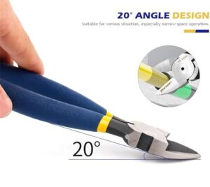 [ 1Pcs- Cutting Pliers ] Diagonal Cutting Pliers 5/6 Inch Wire Stripping Tool Side Cutter Cable Burrs Nipper Electricians DIY Repair Hand Tools (Random Color)-B0D528S9RJ
