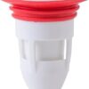 MySouq-Store diameter 5 Cm -1PCs- Bath Shower Floor Strainer Cover Plug Trap Siphon Sink Kitchen Bathroom Water Drain Filter Insect Prevention (white)-B0BSXT7863
