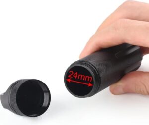 EDC waterproof hike box capsule Survive seal holder storage camp medicine match pill -B0DLTJ1BR4