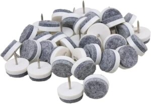 Furniture Sliders Nail-on Glides (2cm Diameter)- 24 Pieces - B09NRRVW4M