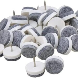 Furniture Sliders Nail-on Glides (2cm Diameter)- 24 Pieces - B09NRRVW4M
