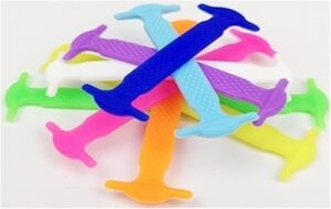 14pcs/Lot Shoes Accessories Elastic Silicone Shoelaces Elastic Shoelace Creative Lazy Silicone Laces No Tie Rubber Lace-B0CHGT1HN3