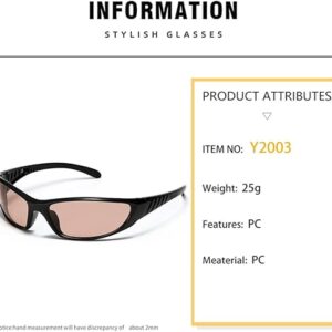 Fashion Goggle Women's Sunglasses Punk Sunglasses Sports Sun Glasses Female Men Sun Glasses Shades Eyewear Eyeglasses UV400-B0DKL6ML99