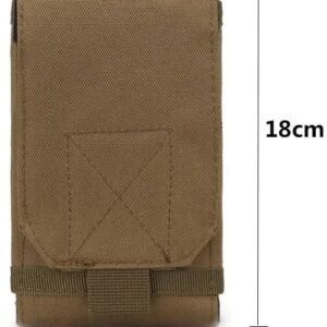 Multifunctional Tactical Military Cell Phone Mobile Phone Belt Pouch Pack Cover For Outdoor Hunting Camping Waist Bag (ٍ18 * 9Cm - as pic color)-B0DC5964RZ