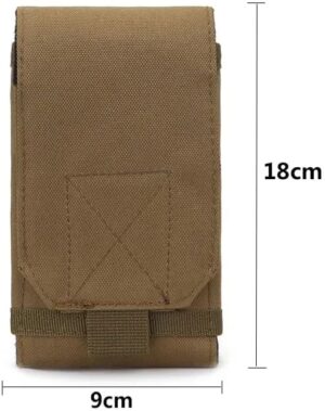 Multifunctional Tactical Military Cell Phone Mobile Phone Belt Pouch Pack Cover For Outdoor Hunting Camping Waist Bag (ٍ18 * 9Cm - as pic color)-B0DC5964RZ