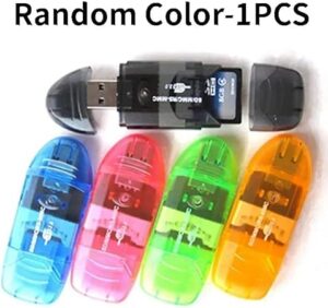 5 in 1 Multifunction Usb 2.0 Type C/Usb/Micro Usb/Tf/SD Memory Card Reader - Random Color-B0CXWGLBHZ