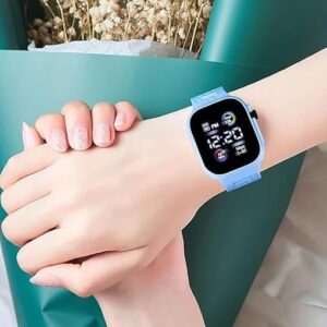 [1Pcs] Led Display Digital Kids Watches Sport Boys Girls Luminous Children’s Electronic Wristwatch Students Clock Watches Relojes 2024-B0DJH27QQK