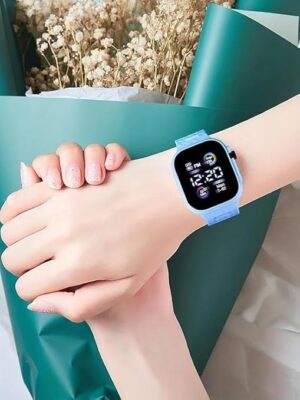 [1Pcs] Led Display Digital Kids Watches Sport Boys Girls Luminous Children’s Electronic Wristwatch Students Clock Watches Relojes 2024-B0DJH27QQK