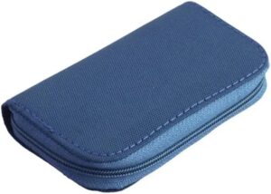 1PCs Memory SD Card Case,1 Packs Micro SD Card Holder Wallet Storage 22 Slot SD Micro SD CF SDHC SDXC MMC Secure Digital Compact Flash Cards (Purple) Brand: Generic