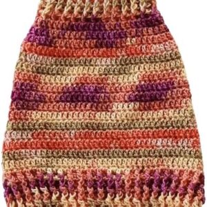 51Cf6gWBrDL._AC_ Dog and Cats HandMade Crochet Shirt, (Neck Diameter 13 upto 19 Cm Max-Chest Diameter 28 Up To 40Cm Max Round) Winter Pet Dog Clothes Crochet a winter jacket for pets-B0DNK86R5R