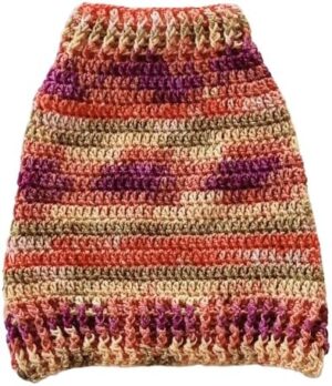 Dog and Cats HandMade Crochet Shirt, (Neck Diameter 13 upto 19 Cm Max-Chest Diameter 28 Up To 40Cm Max Round) Winter Pet Dog Clothes Crochet a winter jacket for pets-B0DNK86R5R